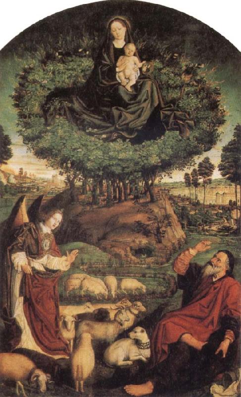 Nicolas Froment Moses and the Burning Bush China oil painting art